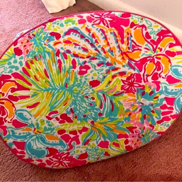 Lilly Pulitzer Beach Pool bundle Beach bag waterproof frisbee and cinch pouch 3p - Picture 6 of 9